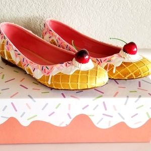 SHOE BAKERY Ice Cream Sundae Flats